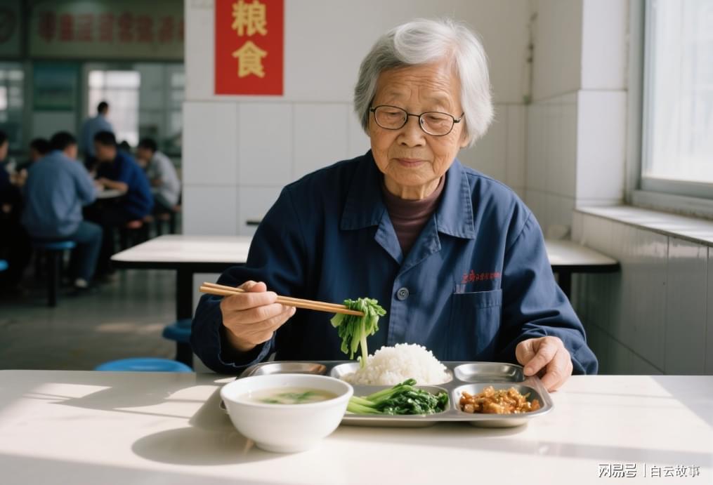 女人退休1年仍在公司食堂用膳，公司突然遇到难处，女人：我来吧